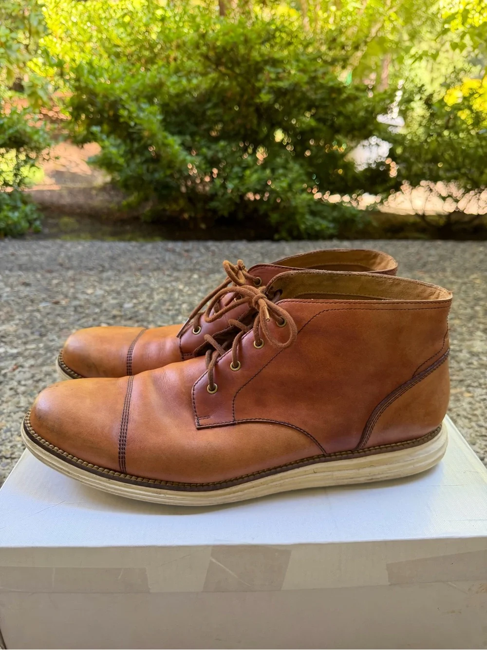 Cole Haan Original Grand Chukka Boot Mens 12 M Oxford Brown Leather